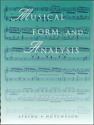 Musical Form and Analysis (Spiral bound)