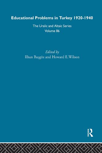 Educational Problems in Turkey (Hardback)