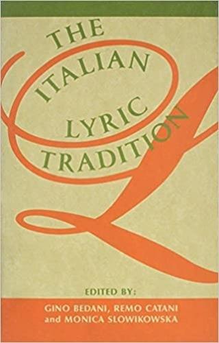 The Italian Lyric Tradition (Hardback)