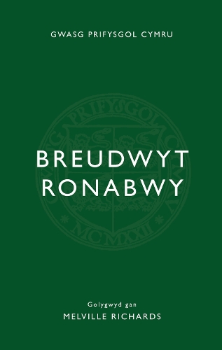 Breudwyt Ronabwy: Allan o'r Llyfr Coch o Hergest (Paperback)