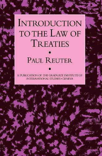 Introduction To The Law Of Treat (Hardback)