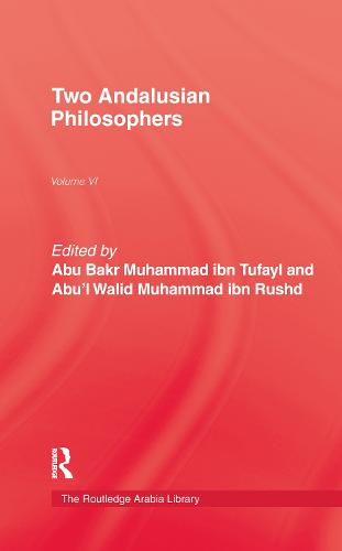 Two Andalusian Philosophers (Hardback)