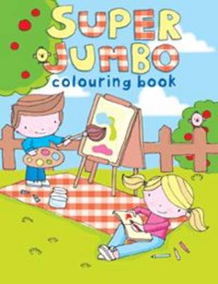 Super Jumbo Colouring Book (Hardback)