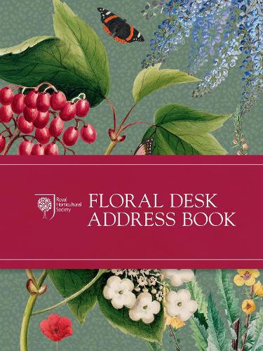 RHS Floral Desk Address Book (Hardback)