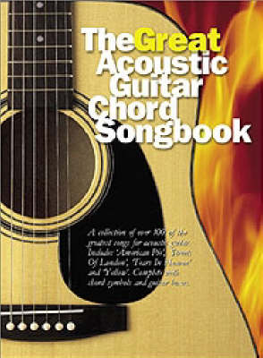 The Great Acoustic Guitar Chord Songbook (Paperback)