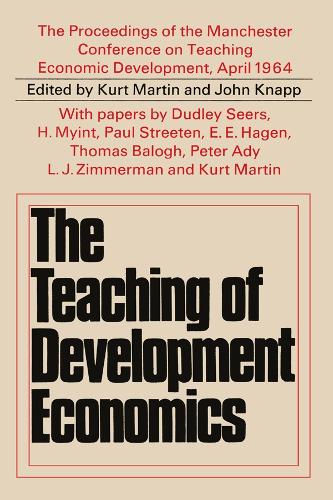 Teaching of Development Economics (Hardback)