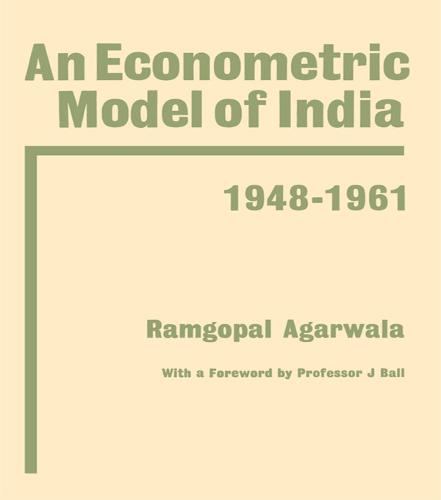 Econometric Model of India (Hardback)