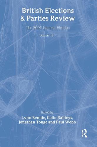 British Elections & Parties Review: The 2001 General Election (Paperback)