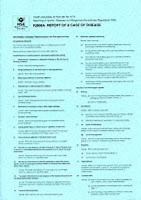 Report of a Case of Disease/Report of an Accident - Forms F. 2508A (Paperback)
