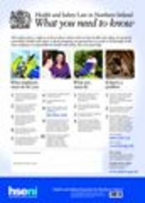 Health and safety law in Northern Ireland: what you need to know (A2 poster) (Wallchart)