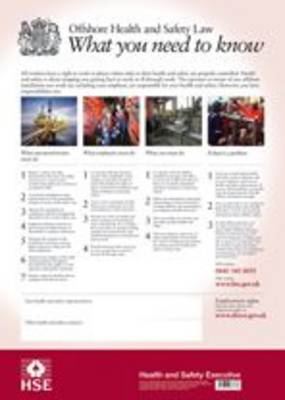 Offshore Health and Safety Law: what you need to know (Poster) (Wallchart)