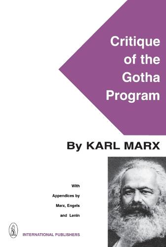 Critique of the Gotha Program (Paperback)