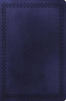 NKJV, Ultraslim Reference Bible, Large Print, Leathersoft, Navy, Red Letter Edition (Leather / fine binding)