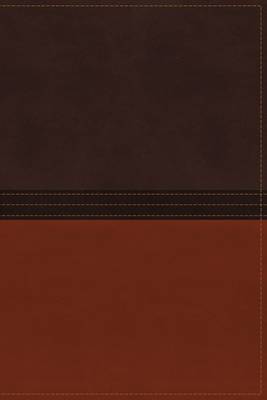 NASB, The MacArthur Study Bible, Leathersoft, Brown/Orange, Indexed (Leather / fine binding)