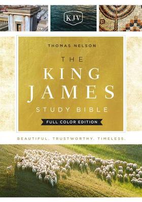 KJV, The King James Study Bible, Cloth over Board, Full-Color Edition (Hardback)