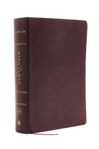 KJV, The King James Study Bible, Bonded Leather, Burgundy, Red Letter, Full-Color Edition (Leather / fine binding)