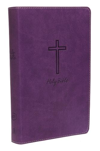 KJV, Deluxe Gift Bible, Leathersoft, Purple, Red Letter Edition, Comfort Print (Leather / fine binding)