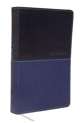 KJV, Deluxe Gift Bible, Imitation Leather, Blue, Red Letter Edition, Comfort Print (Leather / fine binding)