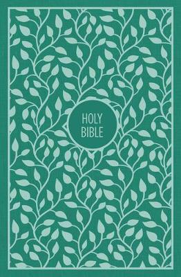 KJV, Thinline Bible, Large Print, Cloth over Board, Green, Red Letter Edition, Comfort Print (Hardback)