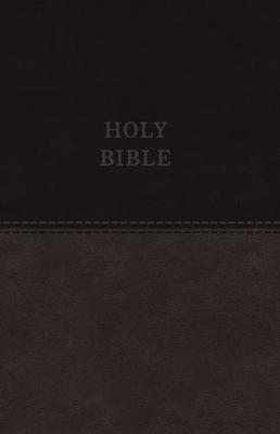 KJV, Value Thinline Bible, Large Print, Leathersoft, Gray, Red Letter Edition, Comfort Print (Leather / fine binding)