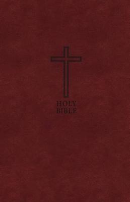 KJV, Value Thinline Bible, Large Print, Leathersoft, Burgundy, Red Letter Edition, Comfort Print (Leather / fine binding)