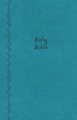 KJV, Value Thinline Bible, Large Print, Leathersoft, Blue, Red Letter Edition, Comfort Print (Leather / fine binding)