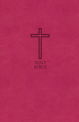 KJV, Value Thinline Bible, Compact, Leathersoft, Pink, Red Letter Edition, Comfort Print (Leather / fine binding)
