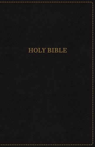 KJV, Thinline Bible, Compact, Leathersoft, Black, Red Letter Edition, Comfort Print (Leather / fine binding)