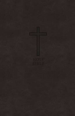 KJV, Value Thinline Bible, Standard Print, Leathersoft, Black, Red Letter Edition, Comfort Print (Leather / fine binding)