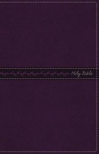 KJV, Thinline Bible, Standard Print, Leathersoft, Purple, Red Letter Edition, Comfort Print (Leather / fine binding)