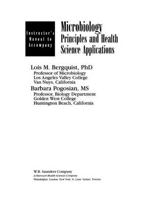 Instructor's Manual to Accompany Microbiology (Paperback)