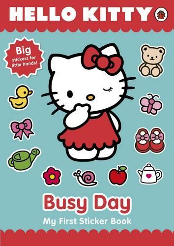 Hello Kitty's Busy Day: My First Sticker Book (Paperback)