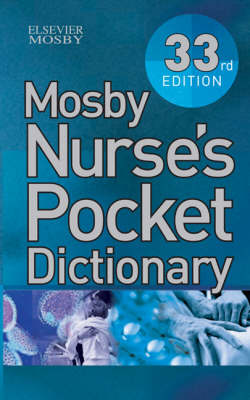 Mosby Nurse's Pocket Dictionary (Paperback)