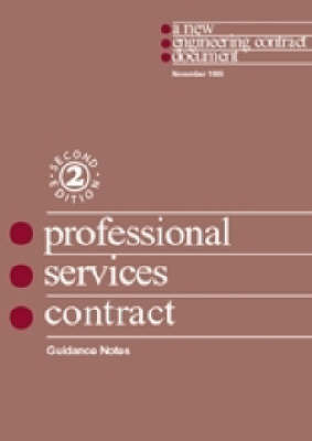 The New Engineering Contract: Professional Services Contract Guidance Notes and Flow Charts (Paperback)