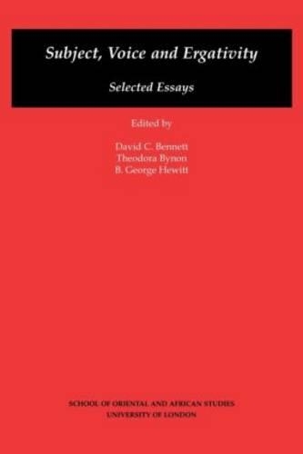 Subject, Voice and Ergativity (Paperback)
