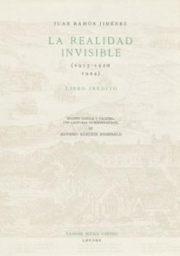 La Realidad Invisible - Coleccion Tamesis: Serie B, Textos v. 21 (Hardback)