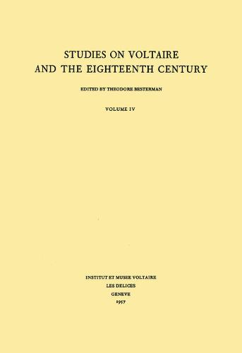 Miscellany/Melanges 1957 - Oxford University Studies in the Enlightenment 4 (Hardback)