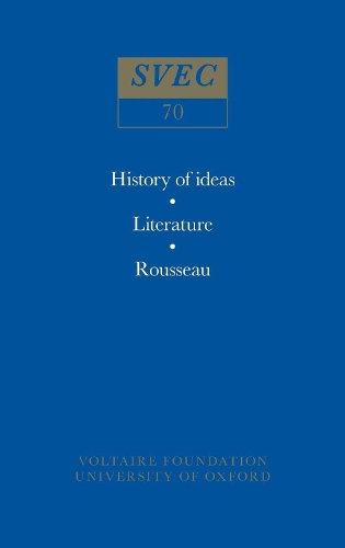 Miscellany/Melanges 1970 - Oxford University Studies in the Enlightenment 70 (Paperback)