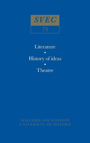 Voltaire Collectaneous 1970 - Studies on Voltaire v. 73 (Paperback)