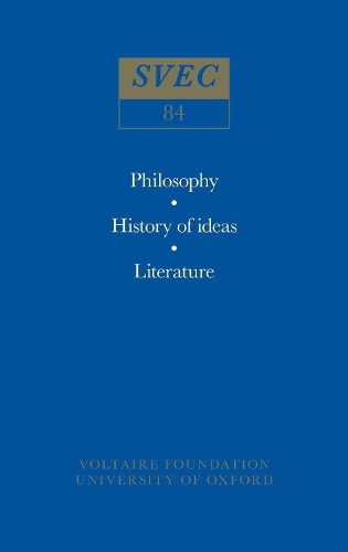 Miscellany/Melanges 1971 - Oxford University Studies in the Enlightenment 84 (Paperback)