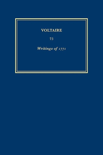Aiuvres De 1771: Writings of 1771 les Lois de Minos et Autres Textes - Oeuvres Completes de Voltaire v. 73 (Hardback)