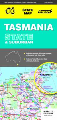 Tasmania State and Suburban Map 770 (Sheet map, folded)