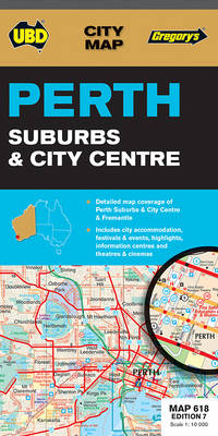 Perth Suburbs & City Centre Map 618 7th ed - City Map (Sheet map, folded)