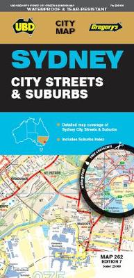 Sydney City Street & Suburbs Map 262 7ed (Sheet map)