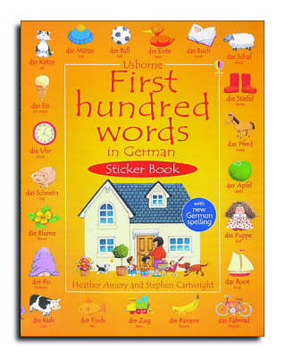 First Hundred Words In German Sticker book (Paperback)