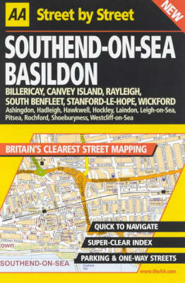 AA Street by Street Southend-on-Sea, Basildon - AA Street by Street (Paperback)