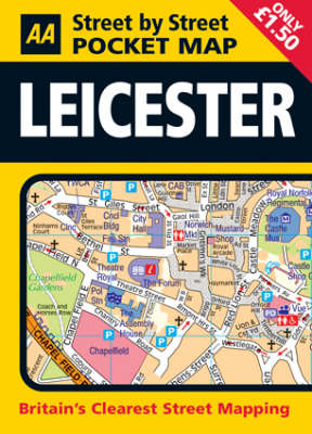 Pocket Map Leicester - AA Street by Street (Paperback)