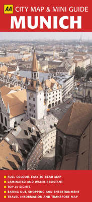 Munich - AA City Maps (Sheet map, folded)