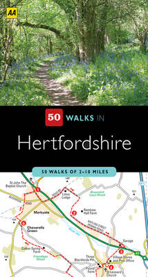 Hertfordshire - AA 50 Walks Series (Paperback)