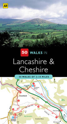Lancashire and Cheshire - AA 50 Walks Series (Paperback)